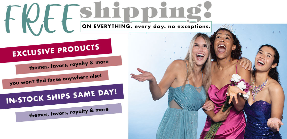 Free Shipping on everything! Every day! No exceptions