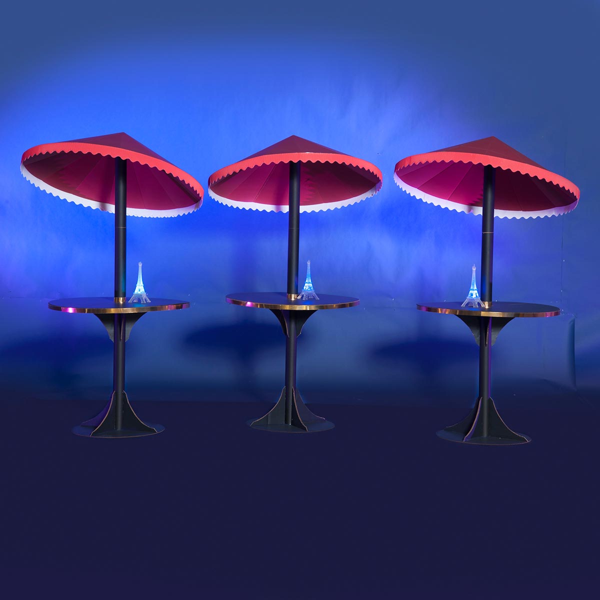Cafe De Paris Tables Kit Set Of 3 Prom Nite