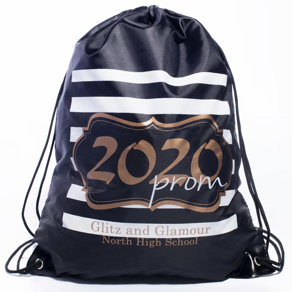 Gold 2020 Prom Crest Full Color Backpack Prom Nite