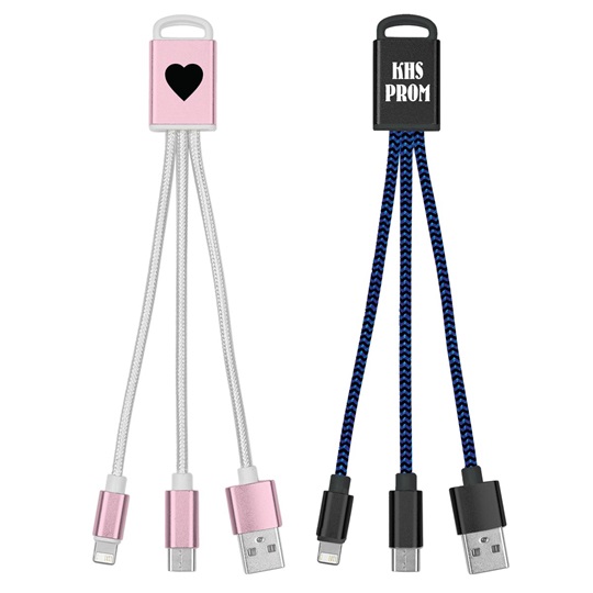 3 In 1 Braided Charging Buddy Prom Nite