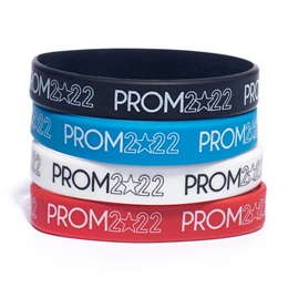 Silicone Prom Wristband - Prom and Year With Star