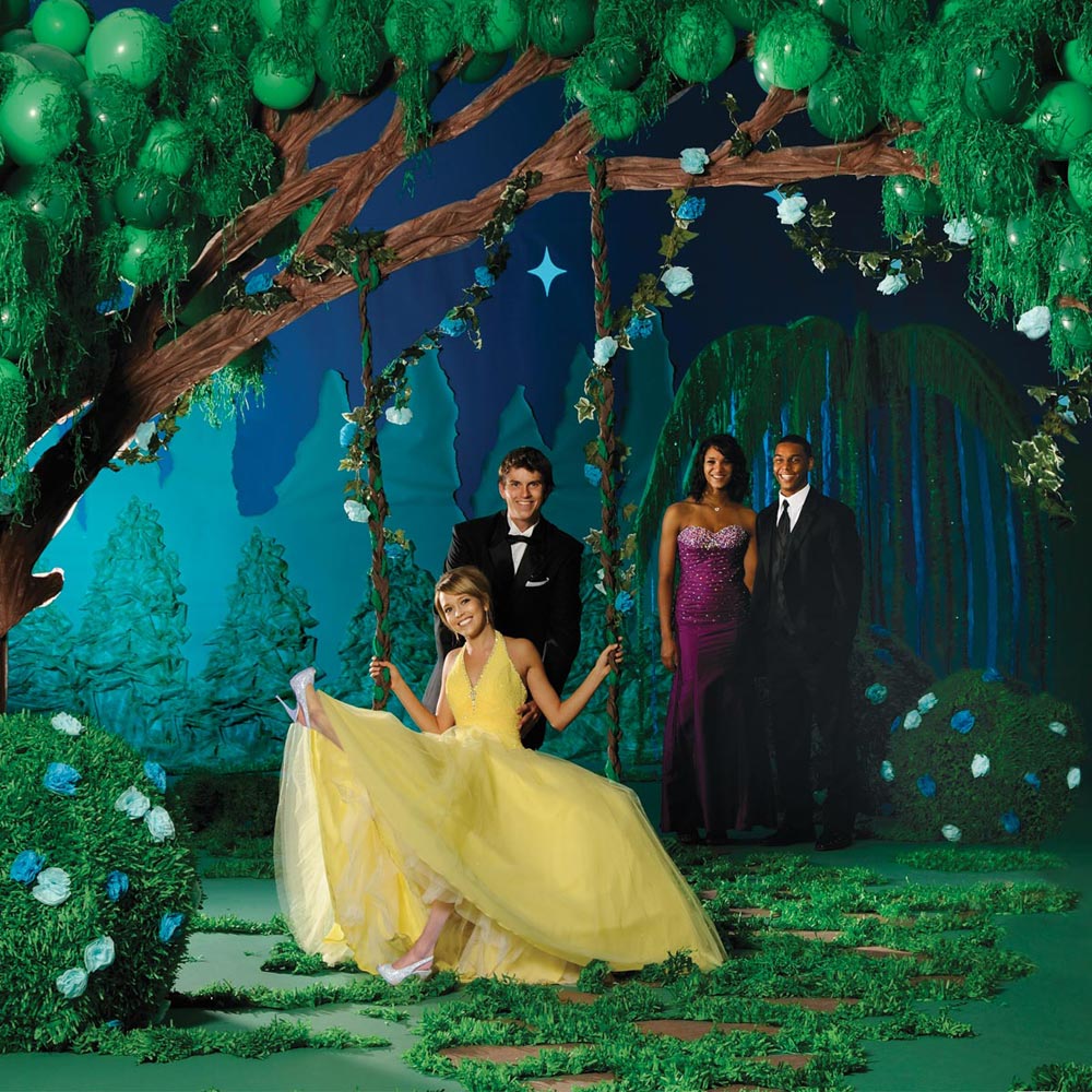 enchanted forest themed prom dresses