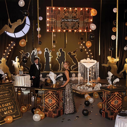 Roaring 20s Soiree Complete Theme Prom Nite These prom themes are anything but basic. roaring 20s soiree complete theme