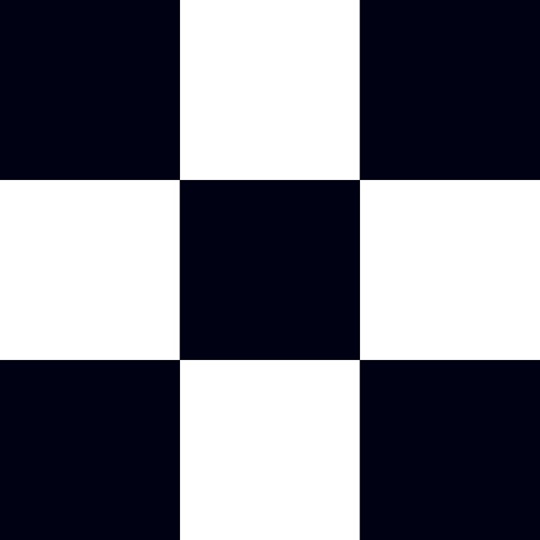 Black and white checkerboard store
