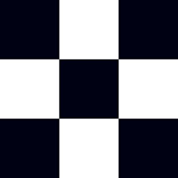 Checkerboard Flat Paper – White and Black