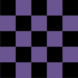 Checkerboard Flat Paper - Purple and Black