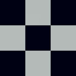Checkerboard Flat Paper – Silver and Black