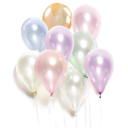11 inch Pearl Balloons - 50/pkg