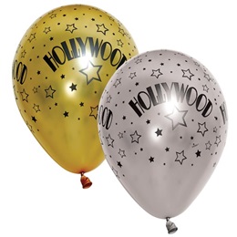 Latex Hollywood Stars Balloons