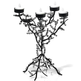 12 inch Silver Branches Centerpiece - Set of 2