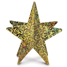 Prismatic Star Centerpiece - Gold