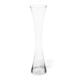 16" Slender Curve Glass Vase