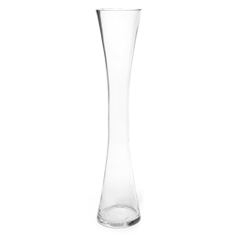 24" Slender Curve Glass Vase