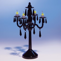 Black Chandelier Centerpiece