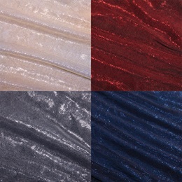 Metallic Woven Tulle Table Cover - 58 in.