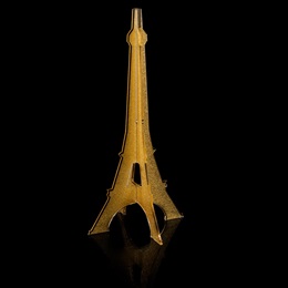 Gold Glitter Acrylic Eiffel Tower Centerpiece