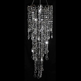 Silver Rain Chandelier