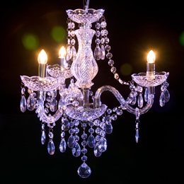 Three-Arm Vintage Chandelier Kit