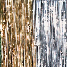 Metallic Curtain - 3 ft. x 12 ft.