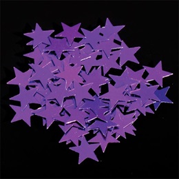 Purple Star Confetti - .5 oz