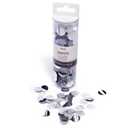 Large Silver Confetti Dots