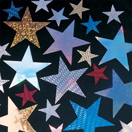 Holographic Stars - 11 inch