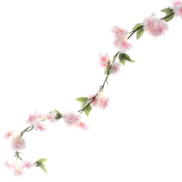 Artificial Pink Flower Garland