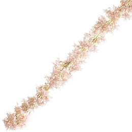 White and Pink Artificial Flower Garland