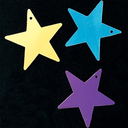 Foil Laminated Stars – 5 inch