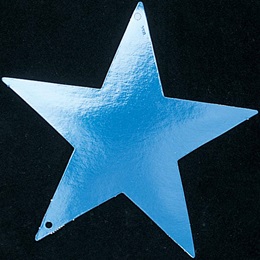 Foil Laminated Stars – 9 inch