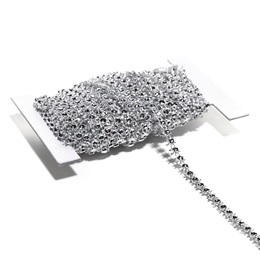 Silver Rhinestone Ribbon