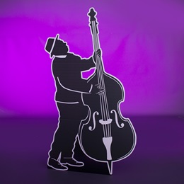 Bass Player Silhouette Kit