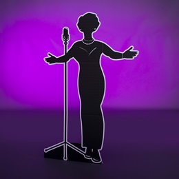 Jazz Singer Silhouette Kit