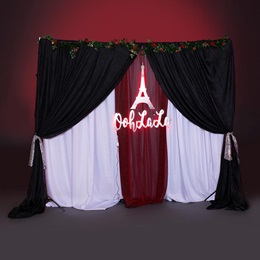 Ooh La La & Eiffel Tower Backdrop Kit