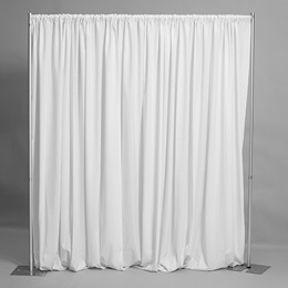 White Easy-Up Fabric Backdrop