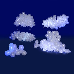 Heavenly Sparkle Balloon Clouds Kit (set of 4)