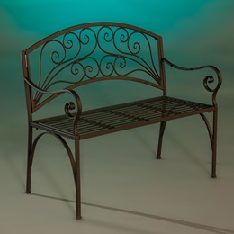 Metal Garden Bench