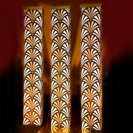 Glamour and Glitz Art Deco Columns Kit (set of 3)