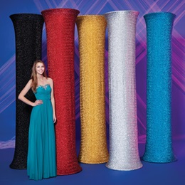 Glitter Fabric Column Cover