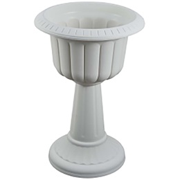 Small White Stand Planter