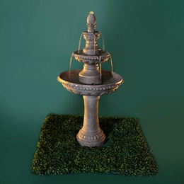 Flowing Garden Fountain With Greenery Kit