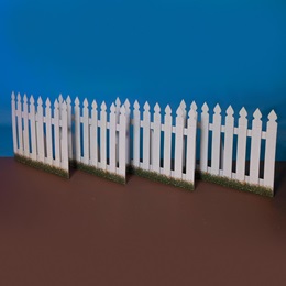 Perfectly Rustic Picket Fences Kit (set of 4)