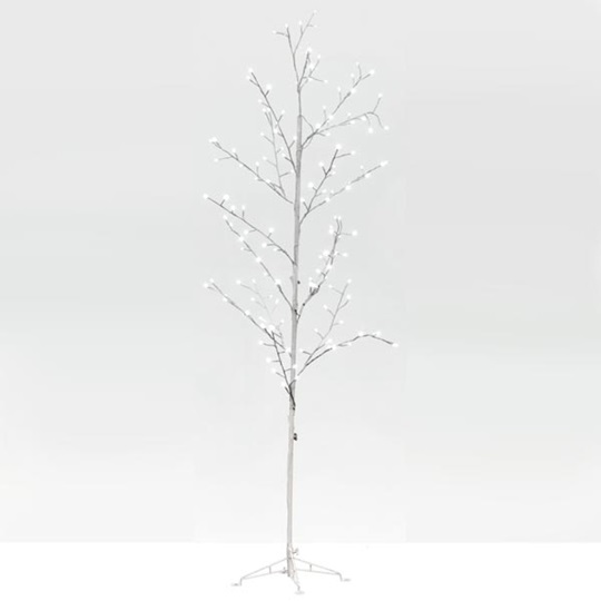 White wire christmas tree lights top