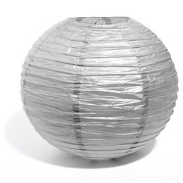 14" Silver Paper Lantern