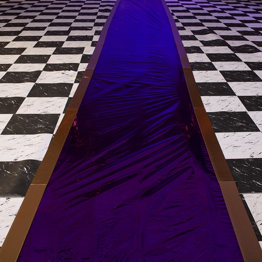 Purple and gold prom online