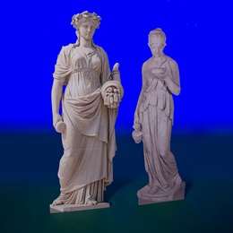 Grecian Goddesses Statues Kit (set of 2)