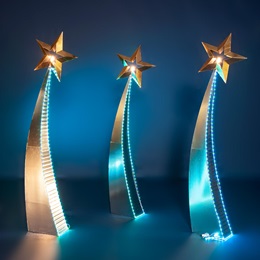 Lighted Luminaries Shooting Stars Kit (set of 3)