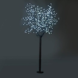 Lighted White Blossom Tree