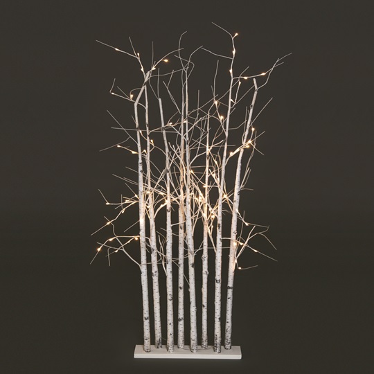 Lit birch sale tree