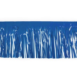 30" Vinyl Fringe - Dark Blue